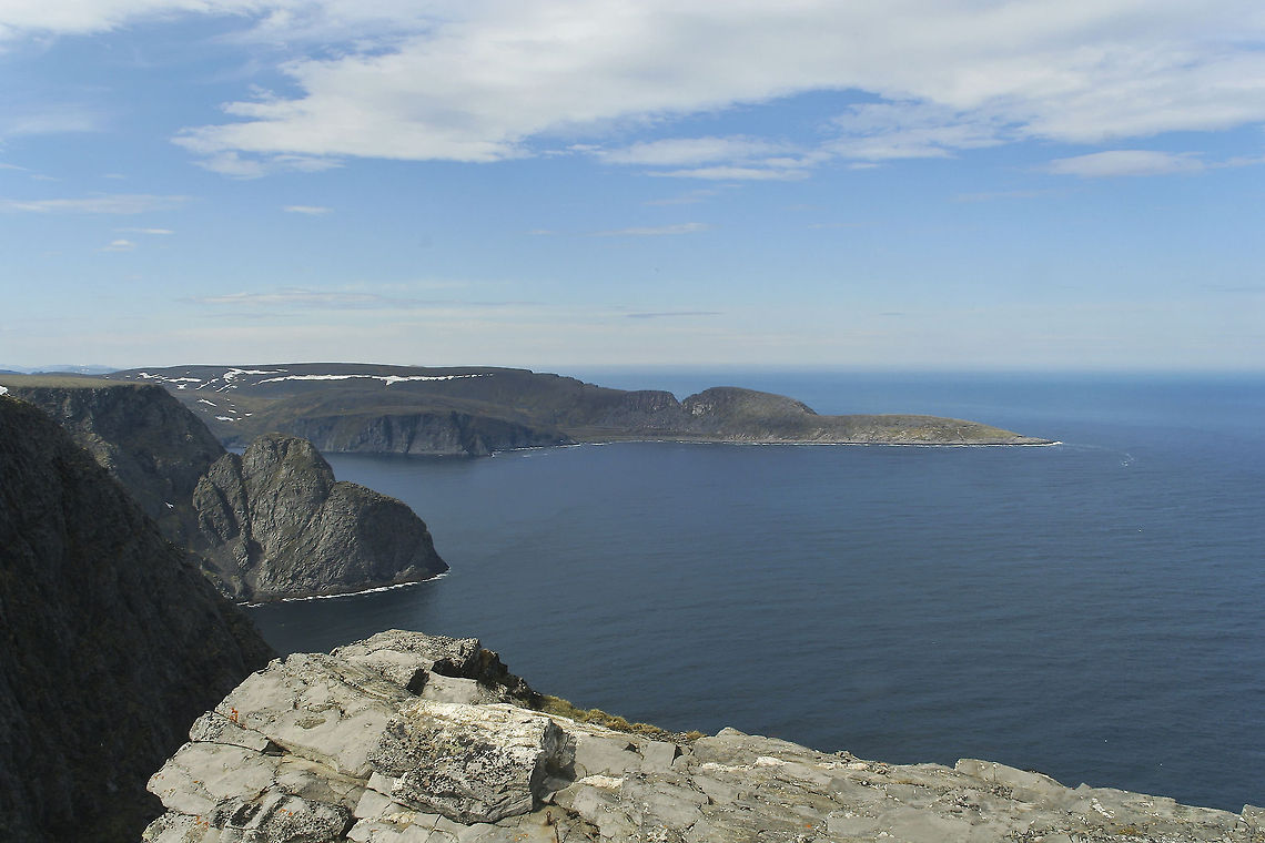 Northernmost point of europe Many think that the North Cape is the northernmost point in mainland Europe. But actually this small peninsula on this photograph is. It is called Knivskjellodden and is only accessible by foottrail Europe,Geotagged,Knivskjellodden,Norway