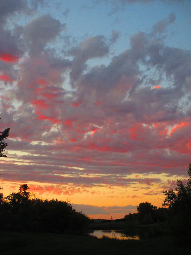Sunset in Denhoff, ND  Denhoff,North Dakota,Sunset