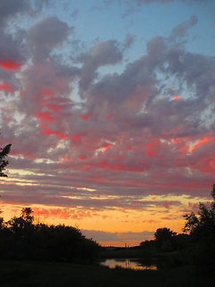 Sunset in Denhoff, ND  Denhoff,North Dakota,Sunset