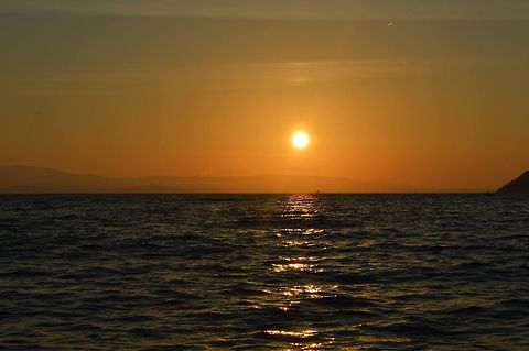 Adriatic sea sunset Sailing in South Croatia Croatia,sunset