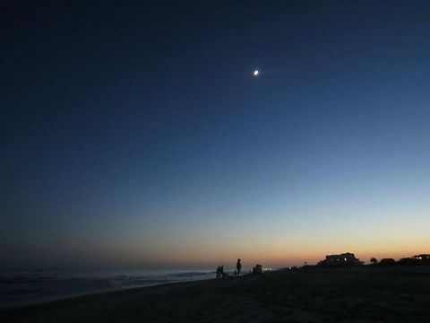 moon over the beach this is the moon over the beach at sunset Beach,Geotagged,Moon,Night,Sunset,United States,ocean,sand