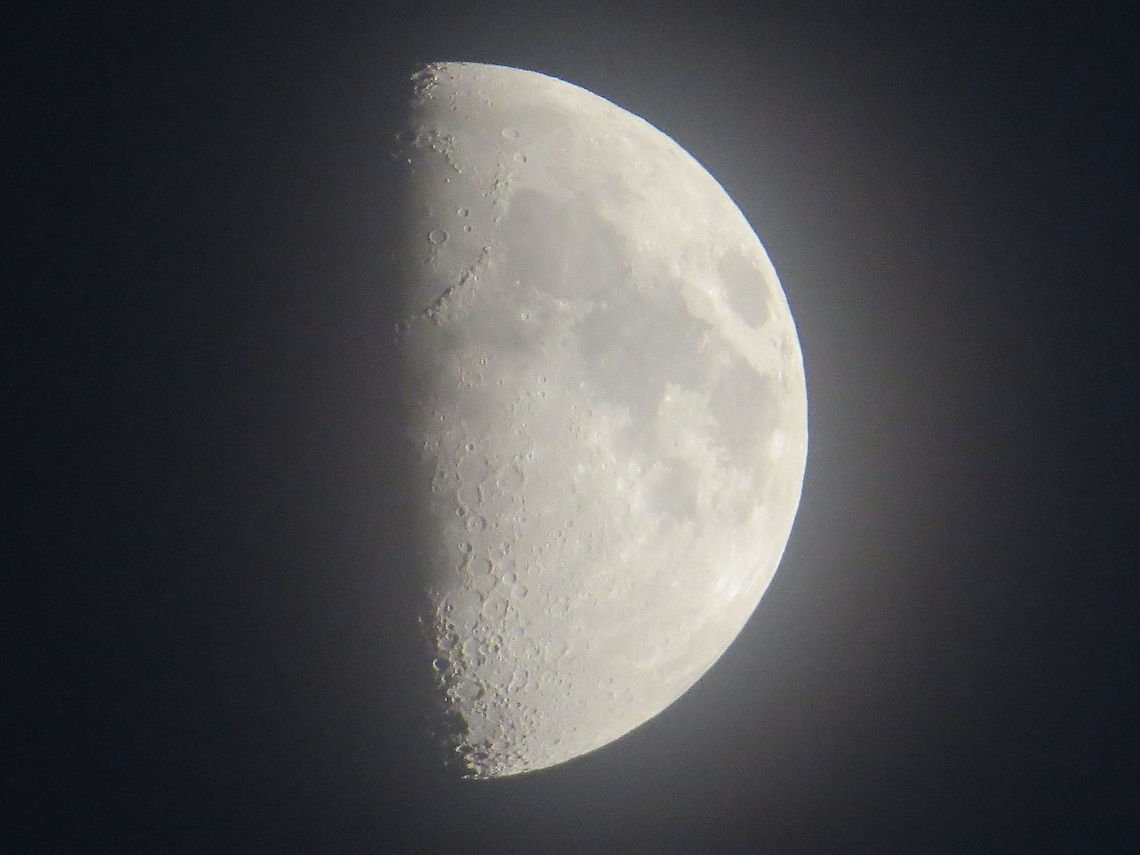 the moon the moon above the ocean Beach,Geotagged,Moon,Night,Sky,United States