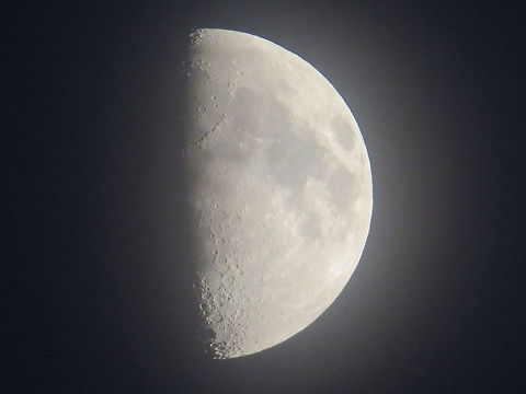 the moon the moon above the ocean Beach,Geotagged,Moon,Night,Sky,United States