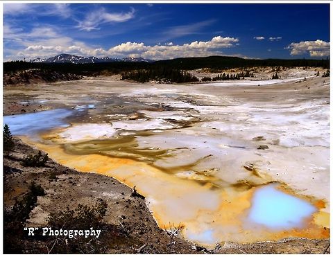Porcelain Basin Porcelain Basin, Norris Geyser Basin, Yellowstone National Park. Geotagged,United States