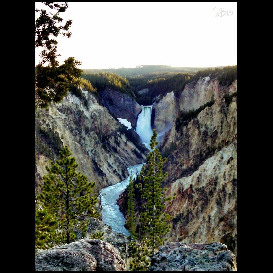 Artist Point Artist Point, Yellowstone National Park. No filter needed. Yellowstone National Park