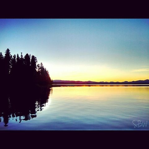 A Beautiful Ending Throughout the whole week on Yellowstone Lake, we were working in cold, windy and snowy weather. However on Saturday morning (our last work day of the week) the sky cleared up, setting the sun up for a beautiful sunrise. sunrise