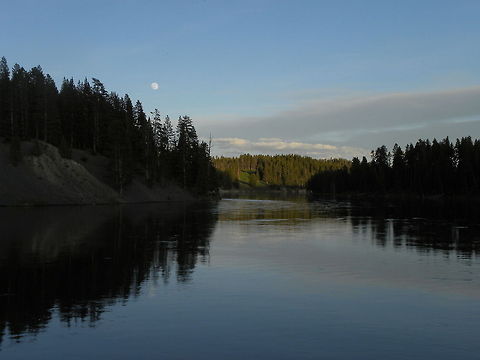 The Honey Moon According to National Geographic, "But having the combination of a honey moon and Friday the 13th is rare, last occurring on June 13, 1919, according to the popular astronomy site Universe Today. We'll have to wait until June 13, 2098, for the next one." In other words, whomever saw this on June 13, 2014 will probably never see it again. This picture was taken in Yellowstone National Park when my friends and I decided this picture was too good to pass up! Geotagged,United States
