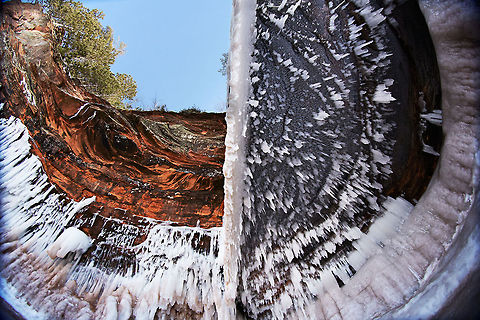 Ice Caves 1 Lake Superior Apostle Island Ice Caves Geotagged,United States