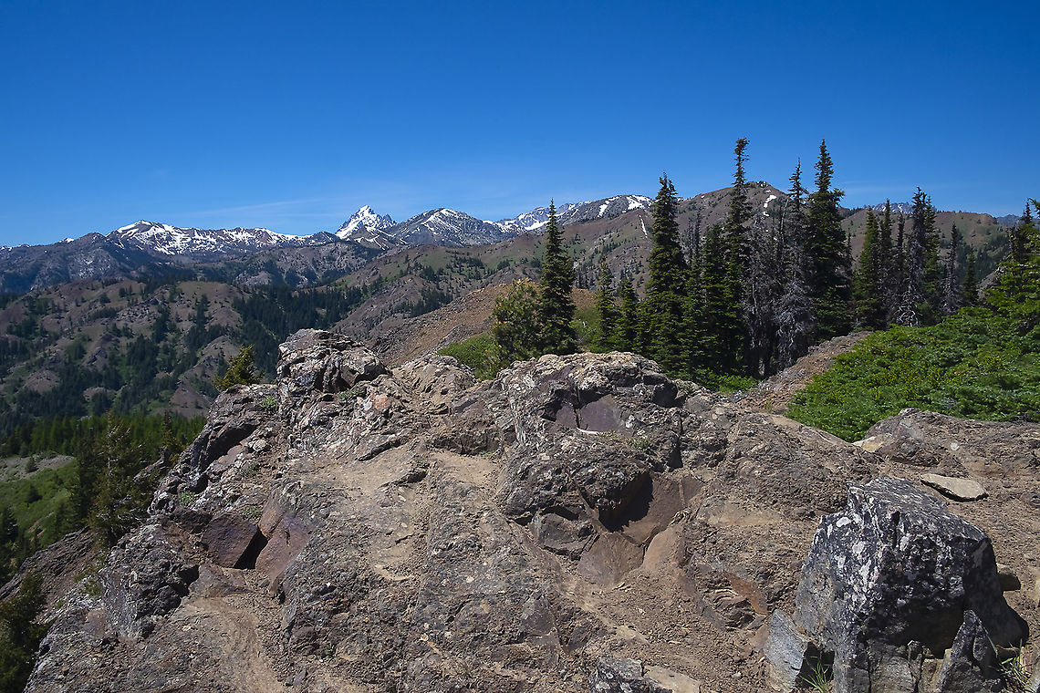 Looking out over the Stewart Range  Geotagged,Spring,United States