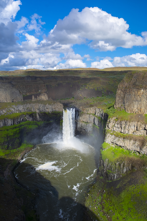 Palouse Falls Carved by the ice age Missoula floods  Geotagged,Spring,United States
