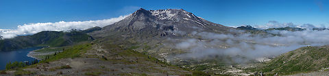 Mount Saint Helens blast zone panorama  Geotagged,Summer,United States