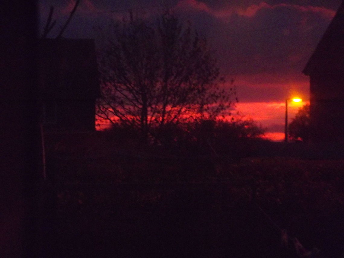 BEAUTIFUL HUES PHOTOGRAPH TAKEN INBETWEEN TWO HOUSES  Geotagged,United Kingdom