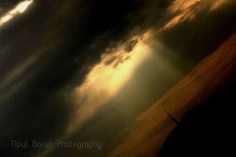 TV tower blessed by SUN, Guwahati Amazing weather cloud,sunlight,weather