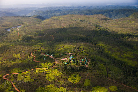 Mountain Pine Ridge, Belize Aerial of Hidden Valley Lodge in Mountain Pine Ridge,near 17 Belize,Dangriga,aerial
