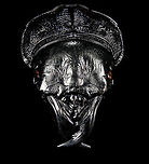 Dinoscaris gallieni - frontal Specimen at 45mm. Originally from Madagascar, in the very obscure Dinoscaris genus.<br />
The species is pitch black all over whilst also being highly reflective. <br />
<br />
https://www.jungledragon.com/image/117318/dinoscaris_gallieni.html<br />
https://www.jungledragon.com/image/117319/dinoscaris_gallieni_-_side_view.html<br />
https://www.jungledragon.com/image/117320/dinoscaris_gallieni_-_head.html<br />
https://www.jungledragon.com/image/117321/dinoscaris_gallieni_-_frontal.html<br />
<br />
As this is somewhat of a worst case example, it might be "fun" to describe the time and steps involved...<br />
<br />
First comes cleaning. An insect looking superficially clean is most often extremely dirty when magnified strongly. My first treatment is to submerge it in contact lens cleaner for at least 24 hours. Not only does this remove loose dust particles, it also "attacks" sticky dirt, yet in a way that does not damage the specimen. Furthermore, contact lens cleaner is a softener, it brings back some flexibility to a dried specimen.<br />
<br />
On some subjects, in particular beetles, this is not enough to remove the very sticky dirt. In such cases, I escalate the cleaning strategy to Decon90. A chemical used in laboratories to decontaminate surfaces. I dip a small paint brush into Decon90 and paint the subject with it gently. I'll let it be for 30 mins. Then I do it again, but this time using an applicator, actively rubbing the dirty spots. You can't keep Decon90 on a specimen too long, so next I rinse the specimen in plain water. <br />
<br />
To speed up drying, I have a small but powerful fan. This still leaves the problem of trapped water. Drops of water stuck in little ridges of the subject. These create massive artifacts when focus stacking, so I remove them with dry applicators, basically absorbing the water. <br />
<br />
I'll then do a first focus stack test shot. Not to produce an attractive photo, just to inspect the subject in maximum detail. More often then not, I discover new dirt, and have to repeat the Decon90 step.<br />
<br />
My final option, not used in this case, is Butylglycol. A solvent used in many industrial and household cleaning products. In pure form, it's highly dangerous, you should avoid any contact with it, avoid breathing it, and don't let its vapor get in your eyes either. <br />
<br />
Next comes the challenge of illuminating something that doesn't want its details resolved. I'll spare you the painful details, but this one required 4 light sources and a total of 6 diffusers. The background is a sheet of Fineshut Pro, one of the darkest (anti-reflection) materials available.<br />
<br />
Finally, there's color correction, even though the subject doesn't have any. The many light sources create unwanted color casts (warm and cool ones) that need normalization. <br />
<br />
Altogether it took some work every night of this week just to produce this outcome. Is all of this worth it for such a dull subject and relatively "meh" result? <br />
<br />
Hell yes it is. What kind of a question is that? Dinoscaris gallieni,Extreme Macro,Extreme Macro Portraits