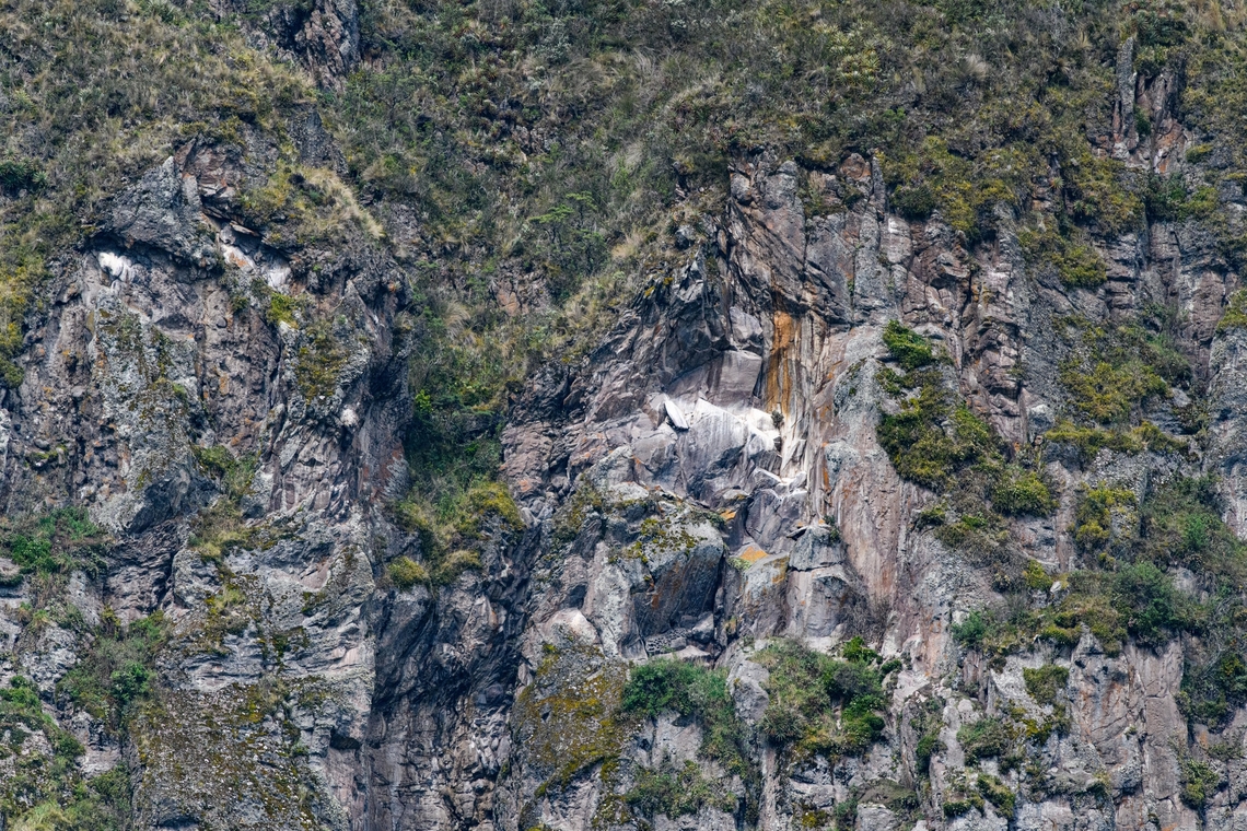 Antisana Ecological Reserve cliffs, Ecuador Perhaps a geologist can say something smart about this, I just think it&#039;s pretty to look at. This one has quite some zoom potential. Antisana Ecological Reserve,Ecuador,Ecuador 2021,Geotagged,South America,Spring,World