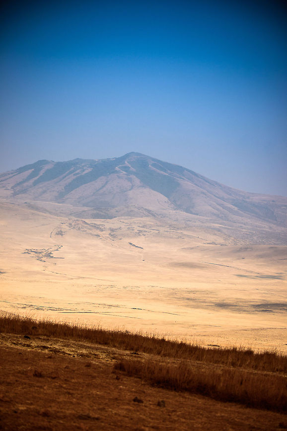 Ngorongoro Crater - South side A look at part of the Ngorongoro crater edge, taken from outside the crater. Africa,Ngorongoro,Ngorongoro Crater,Serengeti area,Tanzania