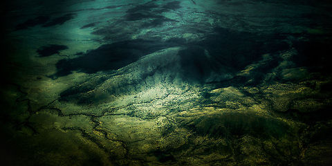 Tanzania mountain ranges from the air - 2 A series of photos of Tanzania from the air. The originals were so soft due to light pollution and the airplane window that I had to go a little overboard in post processing.  Africa,Serengeti North,Serengeti area,Tanzania