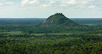 Cerros de Mavecure - opposite side, Inírida, Colombia This is not the Cerros de Mavecure itself, this shot was taken from the site in the opposing direction, showing another hill in the flat Amazonian landscape. I'm unsure what the name of this hill is. Colombia,Fall,Geotagged,Guainía,Inírida,South America,World
