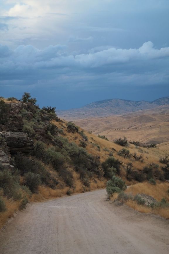 Mountain trail A photo of a little trail that winds through the Boise, Idaho foothills mountains