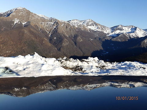 Mountain reflection  Mountain,reflection