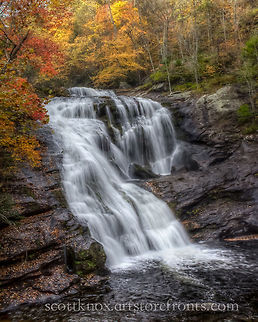 Bald River Falls Monroe County, TN, Fall 2014  Waterfall