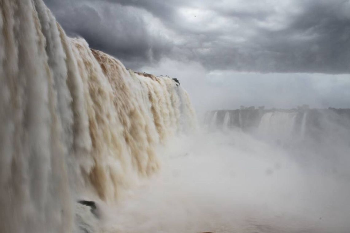 Iguaçu Falls, Brazil Standing below these powerful waterfalls felt like I was watching the end of the world commence. It&#039;s beauty and force was overwhelming. Brazil,Geotagged,Iguazu falls
