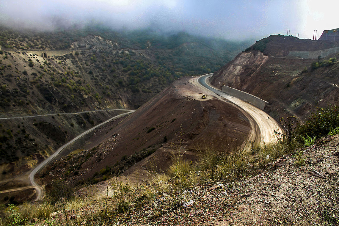 A_mountainous_by-way This photo has taken of mountains    of north area in Iran. nature