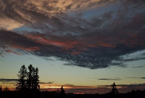 Sunset in Estacada.  Clouds,sunset