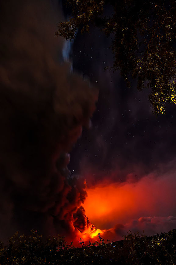 Inferno On December 28th, 2014, Mount Etna produced a so violent as brief eruption with emission of lava and ash. <br />
The high-altitude clouds mixed with ash cloud have created a unique show of its kind. Eruption,Geotagged,Italy,Winter,etna,flames,lava,mount