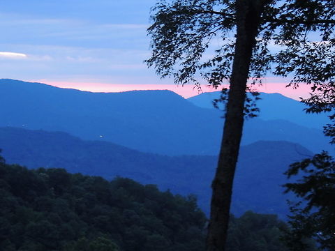 Smoky Mountains at sunset  Smoky Mountains,sunset