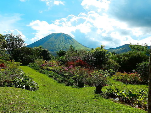 Views of Mount Lokon, Sulawesi From Gardenia Country Inn, Tomohon. Geotagged,Indonesia,Spring