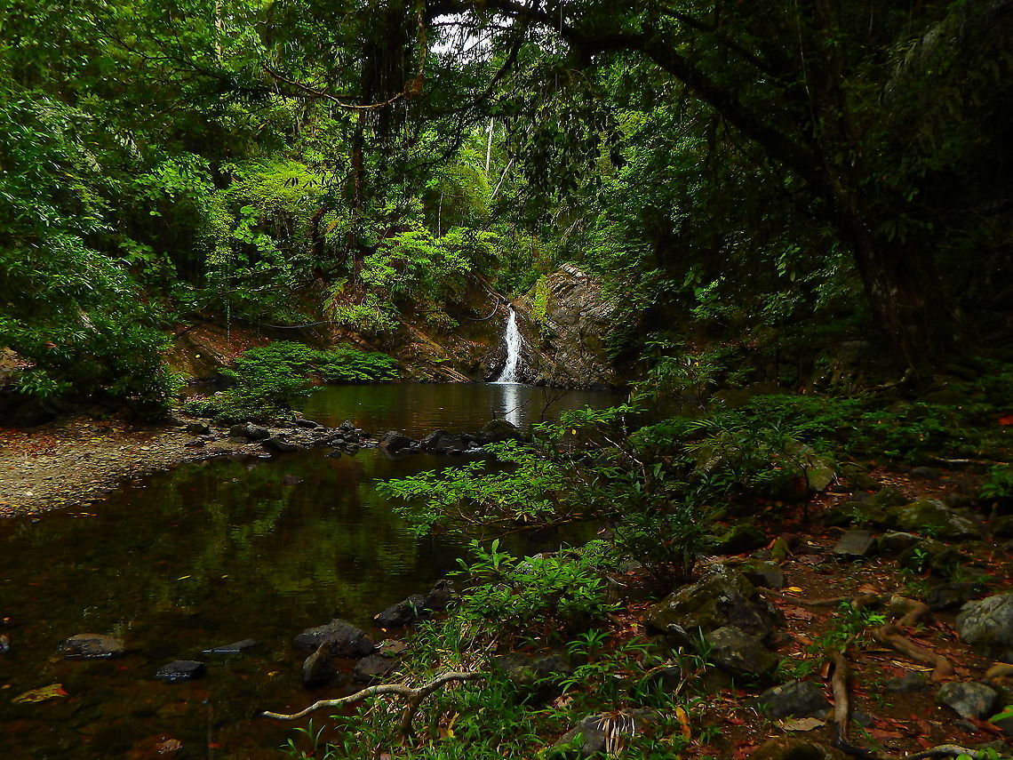 Lipad Waterfall, Tabin Just a magic spot in the middle of the Bornean forest. Geotagged,Malaysia,Summer