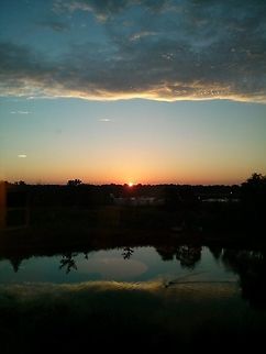 Sunrise in Ann Arbor, MI Sunrise overlooking the pond in Ann Arbor, MI Geotagged,Summer,United States
