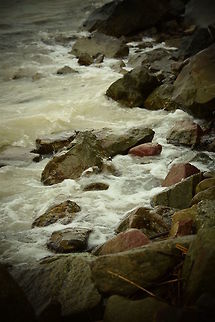 Storm Storm and wind at the lake.  Fall,Geotagged,Hungary