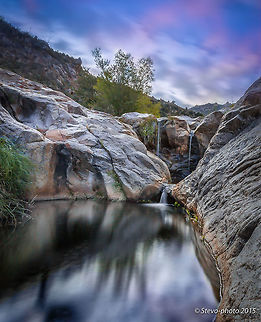 High Desert Oasis This location is at an altitude of 1,200m that is supplied water from the snowfall and rain that falls on Mt Lemmon one of Arizona's highest peaks 3,000m. It is also home to University of Arizona's observatory. arizona,desert pool,high desert