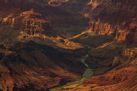 Deep Canyon This image was taken from the North Rim of Grand Canyon which was a distance of approx. 12km arizona,canyon,colorado river,grand canyon