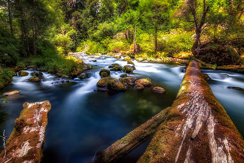 Beginning to see fall colors This is a river that flows from the Blue Pool image in my gallery. Just thought I would share as it is getting a lot of attention on other sites. Enjoy!! Geotagged,Summer,United States