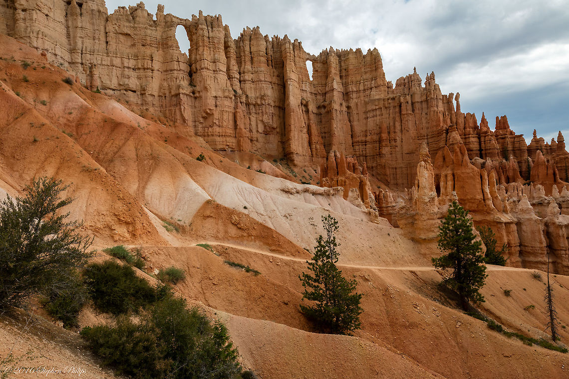Sands of Time Hopefully I am not overreaching the freedom to upload this many images of one area. They are so unique I want to share them with these with the community.<br />
<br />
Sand flowing down the base of this set of spires is evidence of how time and climate creates the beauty of this magnificent area in Bryce Canyon, Utah. Geotagged,Summer,United States