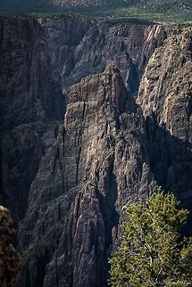 Deep Canyon Black Canyon of the Gunnison National Park is in western Colorado. It surrounds part of a deep, steep-walled gorge carved through Precambrian rock by the Gunnison River. Geotagged,Summer,United States