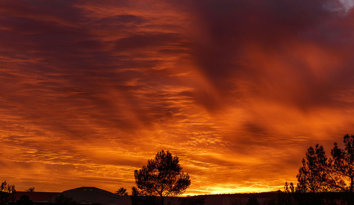 Fire in the Sky II A second shot of a desert sunset in Arizona. Most spectacular but pretty accurate representation. Fall,Geotagged,United States,desert,sunset