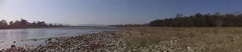 click Its the panorma view of Rapti river and its adjacent areas full of greenery inside Chitwan National park,Nepal. :) Geotagged,Nepal
