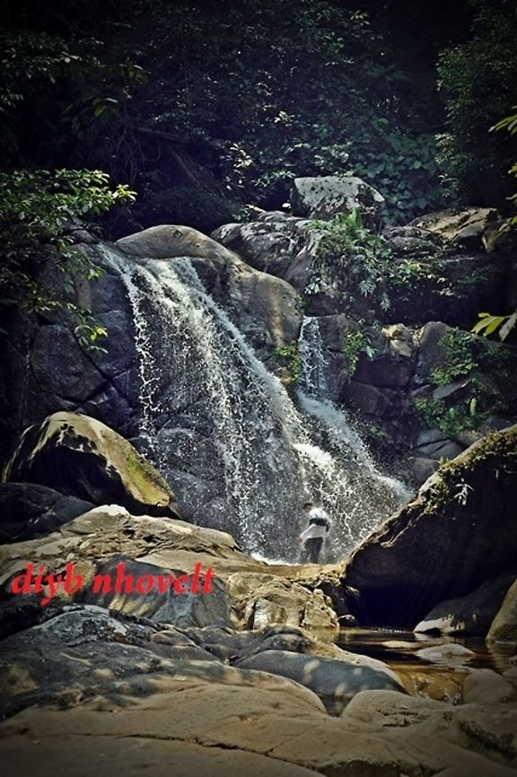 Gunung Gading Waterfall  Geotagged,Malaysia