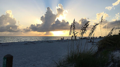 sunset on the beach Taken in Florida 
Surprisingly I used and IPhone 6  Geotagged,Summer,United States