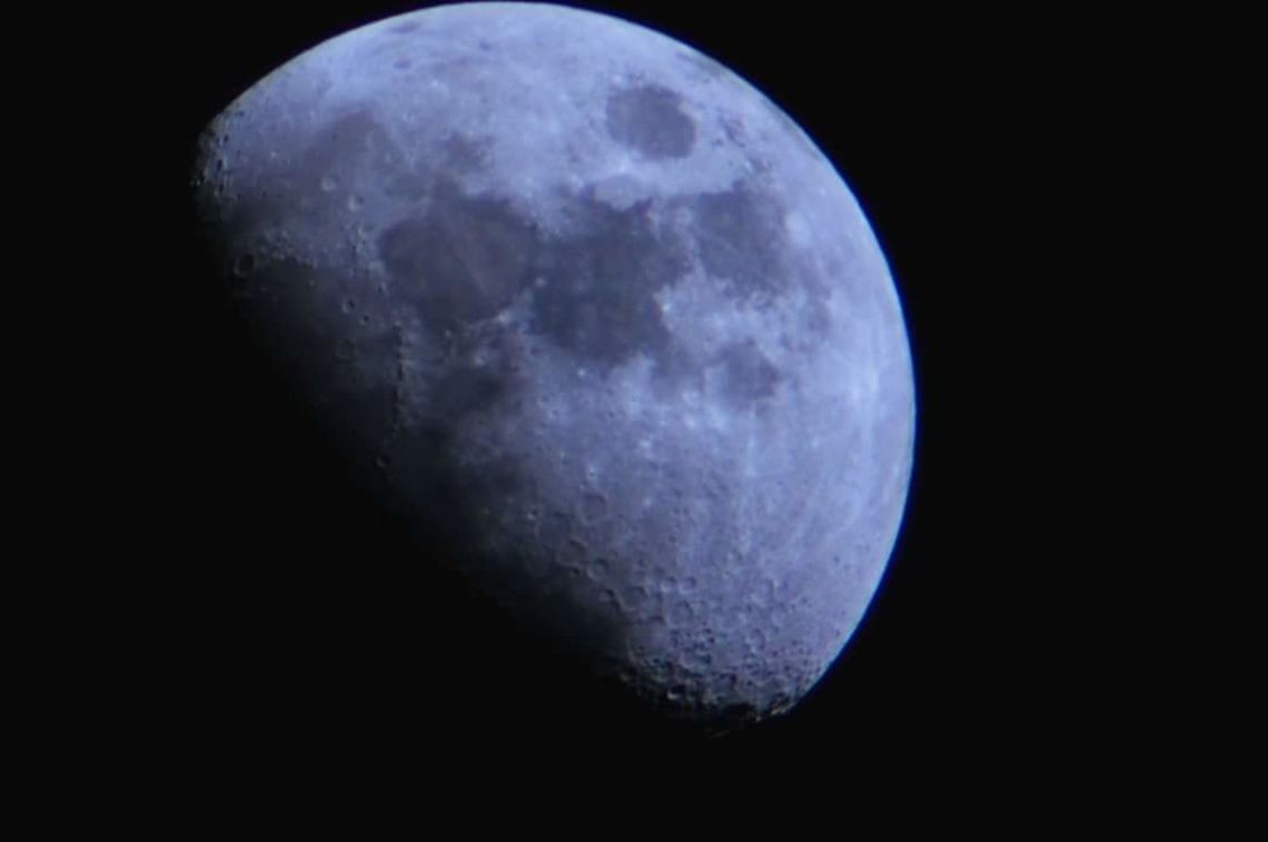 Moon on Feb 17 in Big Spring ,Tx  Moon