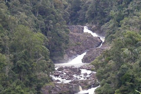 A beautiful waterfall Scene from the road to Ranomafana Geotagged,Madagascar Waterfall