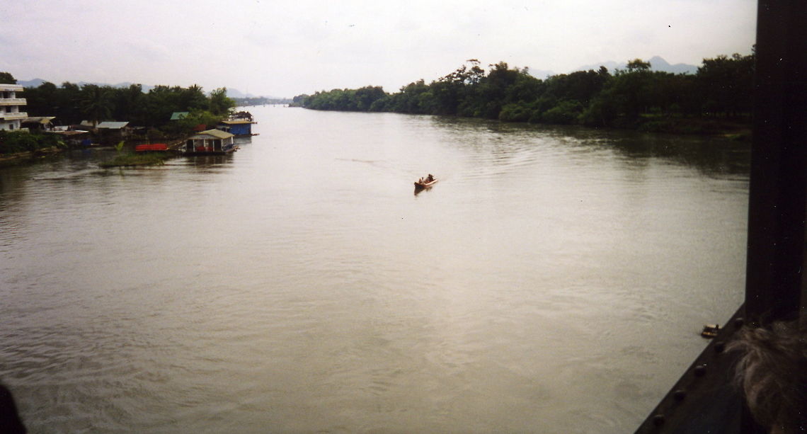 On the Mekong River Thailand 2002 View from a boat travelling to Laos Mekong River Thailand