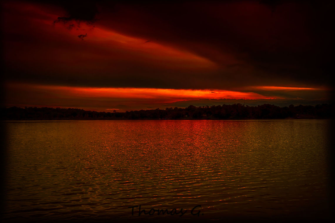 Sunset at the park A sunset from the lake were I was Hiking and Photographing at.  Daylight,Detail,Florida,Geotagged,Lake,Landscape,Nature,Summer,United States,art,background,beautiful,colorfull,colorfull sky,digital,lake view,light,nomad2326,park,sun light