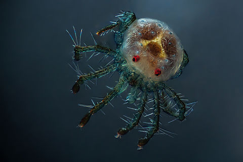 Hydrachnidia Hydrachnidia, also known as "water mites", Hydrachnidiae, Hydracarina or Hydrachnellae, are among the most abundant and diverse groups of benthic arthropods, composed of 6,000 described species from 57 families.