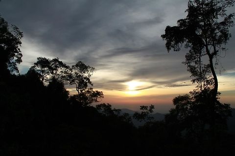 Spectacular sunset View from the roadside, coming down from Tambunan towards Kota Kinabalu, Sabah. Malaysia,Sabah,sunset